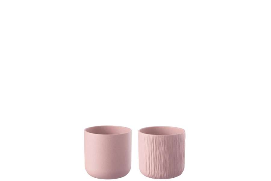 FLOWERPOT GEN CERAMIC PINK EXTRA EXTRA SMALL ASSORTMENT OF 2