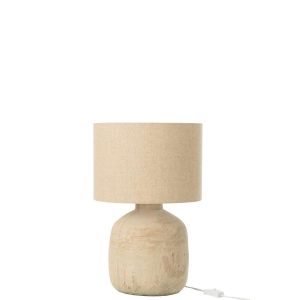 TABLE LAMP MIA TERRACOTTA BEIGE SMALL