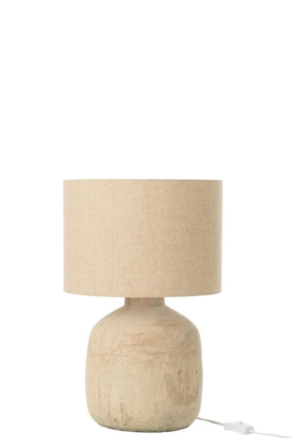 TABLE LAMP MIA TERRACOTTA BEIGE SMALL