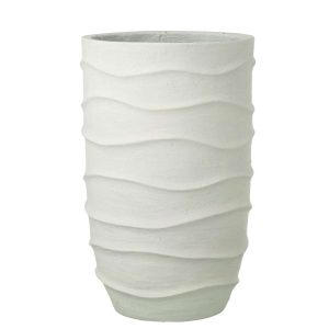 FLOWERPOT WAVES + OUTDOOR SAND WHITE EXTRA LARGE