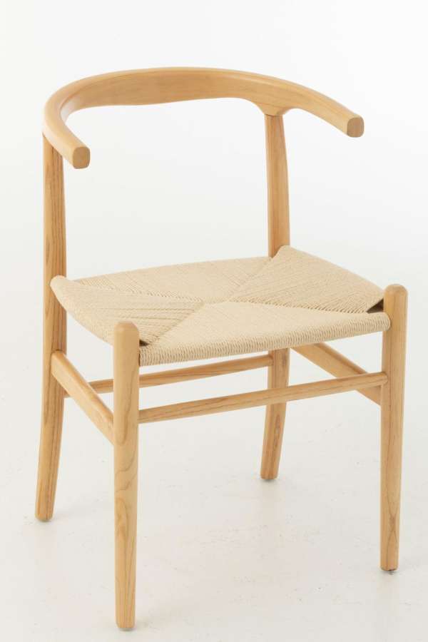 CHAIR TOON BEECH WOOD/ROPE NATURAL