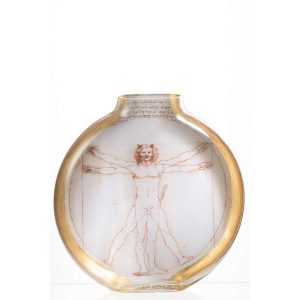 LES CHARTISTES VASE INSPIRÉ PAR HOMME DE VITRUVE  LARGE