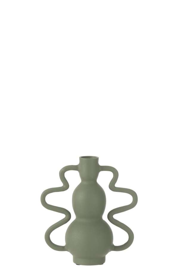 VASE MARIE ALUMINIUM GREEN