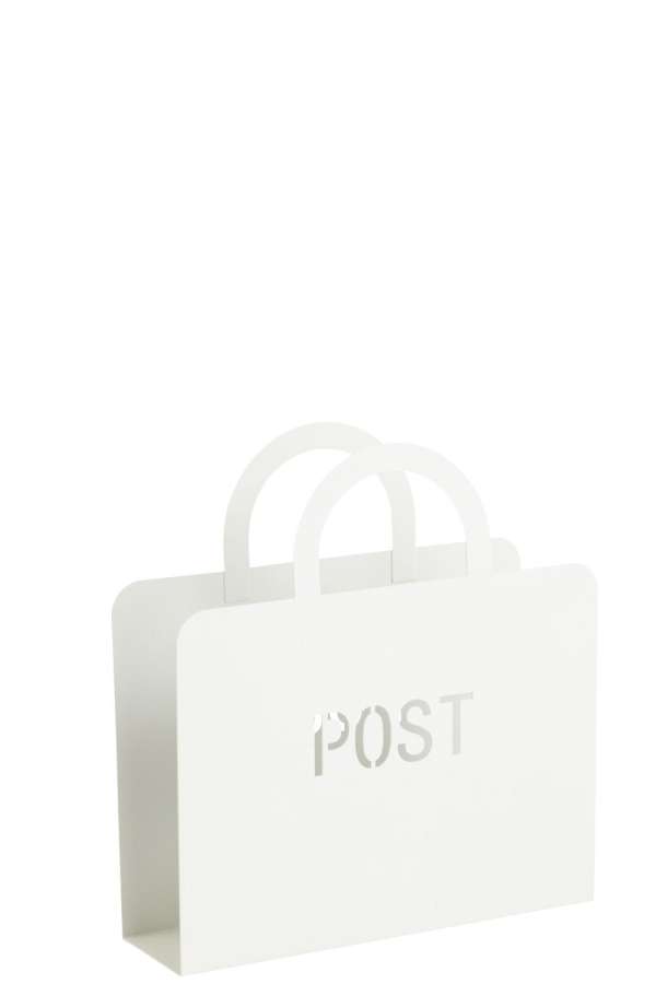 BAG MAGAZINE METAL WHITE