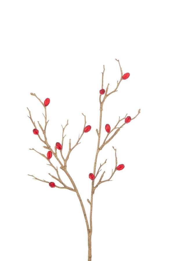 BRANCH STONES PLASTIC RED/GOLD