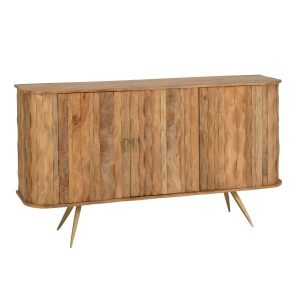 BUFFET CURVE WOOD NATURAL