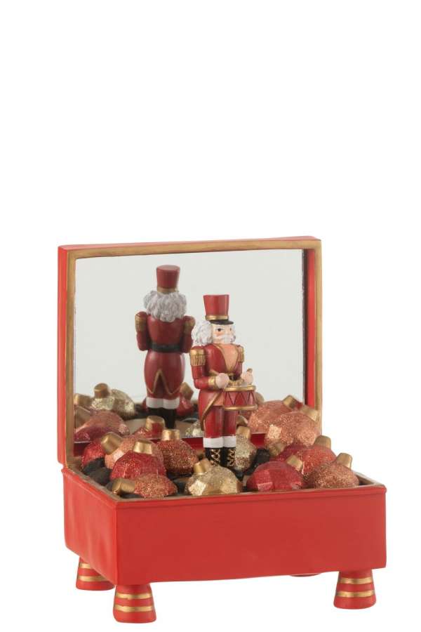 MUSIC BOX NUTCRACKER RESIN MIX