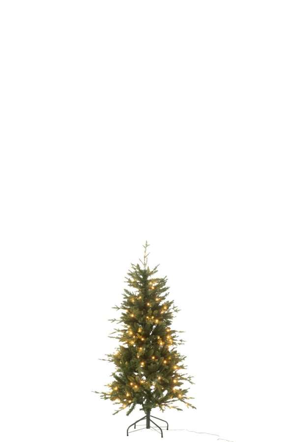 CHRISTMAS TREE 160 LED ARTIFICIAL  DARK GREEN SMALL
