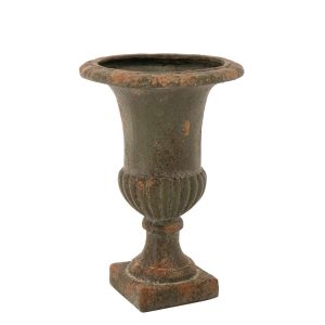 FLOWERPOT ANTIQUE OUTDOOR MAGNESIUM DARK GREEN LARGE