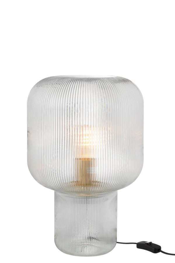 TABLE LAMP GLASS TRANSPARENT