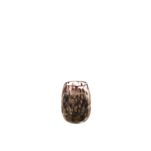 SCENTED CANDLE MIA BLACK/MIX GLASS SMALL-90H