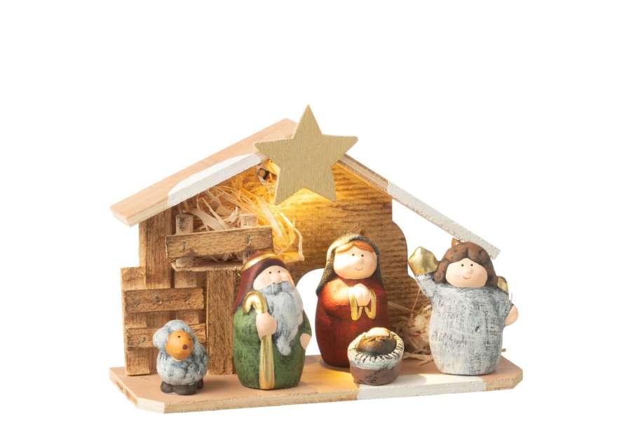 NATIVITY LED PORCELAIN MIX MEDIUM