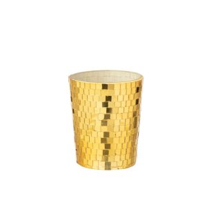 SCENTED CANDLE MIRROR GLASS YELLOW