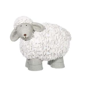 SHEEP  POLY WHITE/GREY  L
