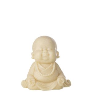 MONK ZEN POLYRESIN YELLOW SMALL