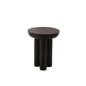 SIDE TABLE TRIO MANGO WOOD BLACK
