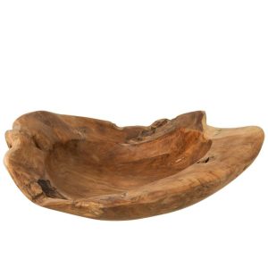 DECORATIVE DISH IGOR TEAK WOOD NATURAL EXTRA LARGE