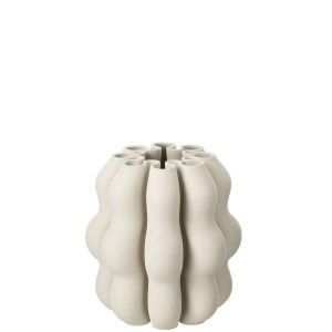 VASE NAOS CERAMIC BEIGE SMALL
