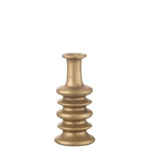 VASE NEBU WIDE CERAMIC GOLD