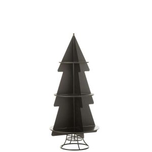 RACK X'MAS TREE METAL BLACK MEDIUM