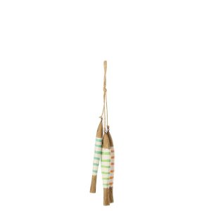 HANGER FISH PAULOWNIA WOOD MULTI SMALL