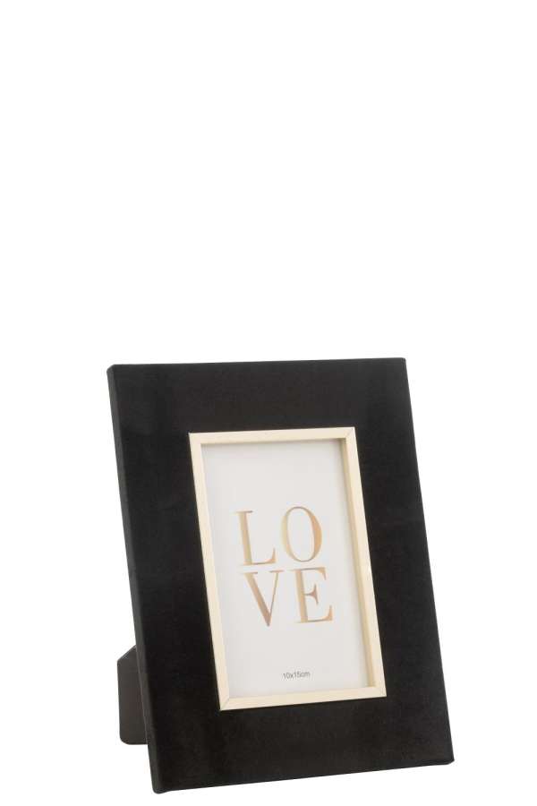 PHOTO FRAME DITA VELVET BLACK SMALL