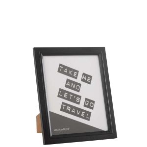 PHOTO FRAME BOB MDF BLACK LARGE