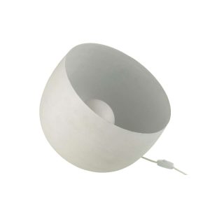 LAMP METAL WHITE LARGE