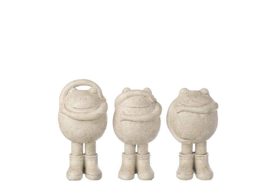 FROG SEE/HEAR/SPEAK MGO BEIGE SMALL ASSORTMENT OF 3