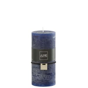 CYLINDER CANDLE DARK BLUE LARGE 52H