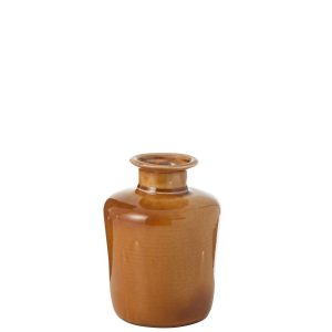 VASE NOVA PORCELAIN MUSTARD S