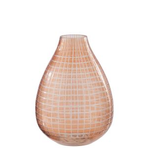 VASE GLASS ORANGE