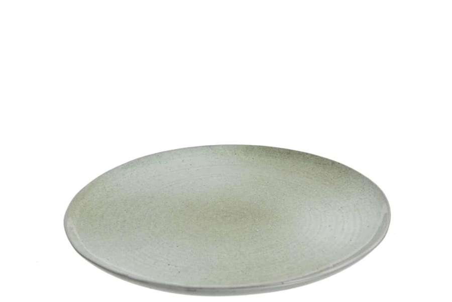 PLATE DOT CERAMIC MINT MEDIUM