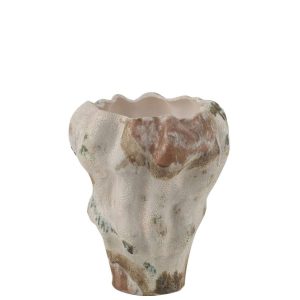 VASE MOON TEXTURE ANEMONE CLAY MIXED