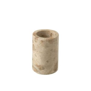 TOOTH BRUSH HOLDER CYLINDER MARBLE BEIGE
