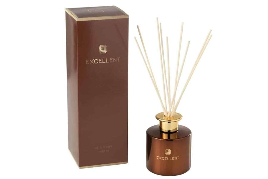 SCENTED OIL+STICKS EXCELLENT SIBERIA FIR BROWN