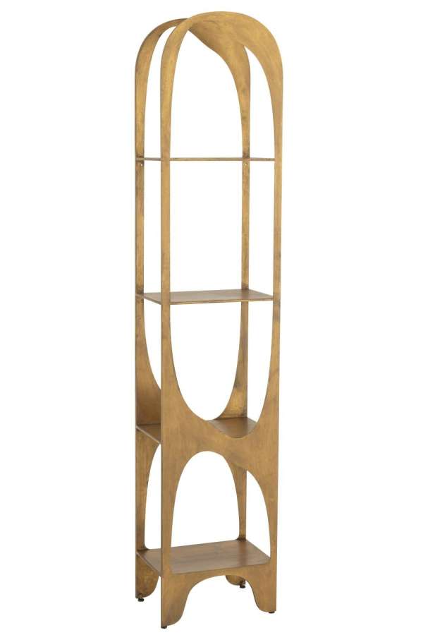 RACK VAR IRON GOLD COLORED