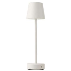 TABLE LAMP GOA METAL WHITE