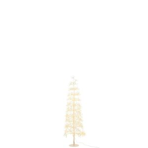 TREE LED WARM WHITE LIGHTS IRON WHITE MEDIUM