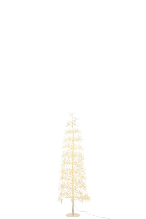 TREE LED WARM WHITE LIGHTS IRON WHITE MEDIUM