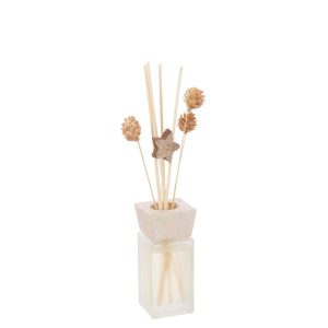 REED DIFFUSER VANILLA BLACK PEPPER DRY FLOWER ROSE GOLD COLORED