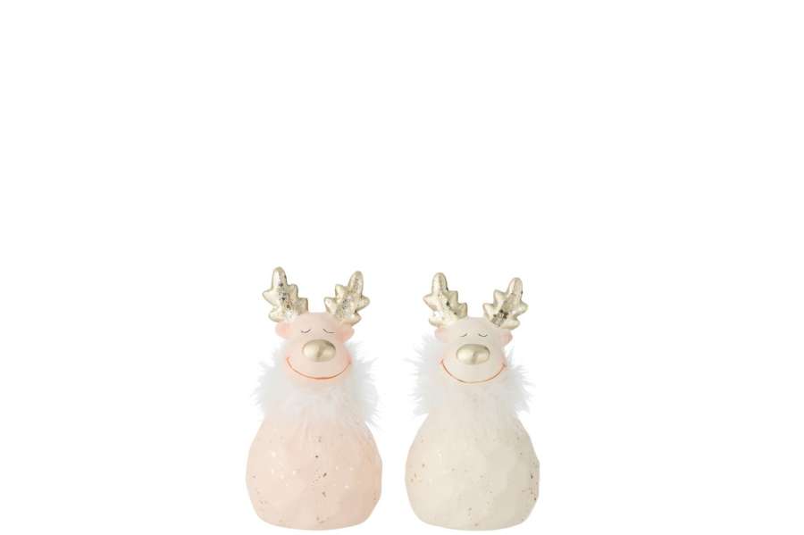 REINDEER FUR CLAY MULTICOLORED SMALL ASSORTMENT OF 2