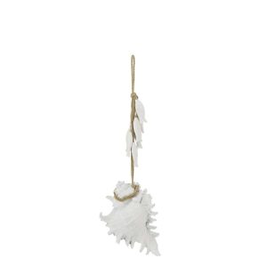 HANGER SHELL RESIN/ROPE WHITE