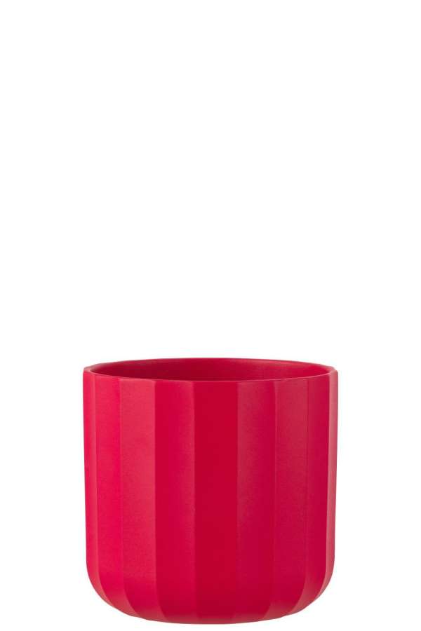 FLOWERPOT SUMMER CERAMIC PINK LARGE