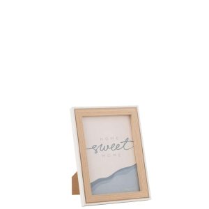 PHOTO FRAME CHLOE MDF NATURAL/WHITE MEDIUM