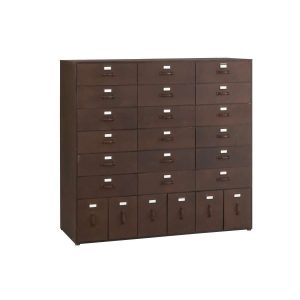 CABINET BADE IRON RUST BROWN