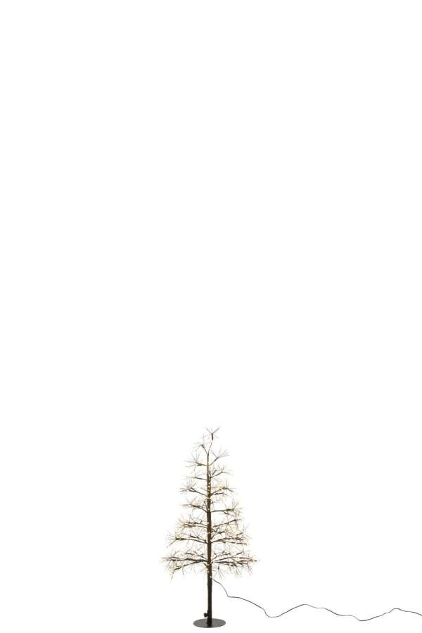 TREE LED WARM WHITE LIGHTS IRON BLACK SMALL
