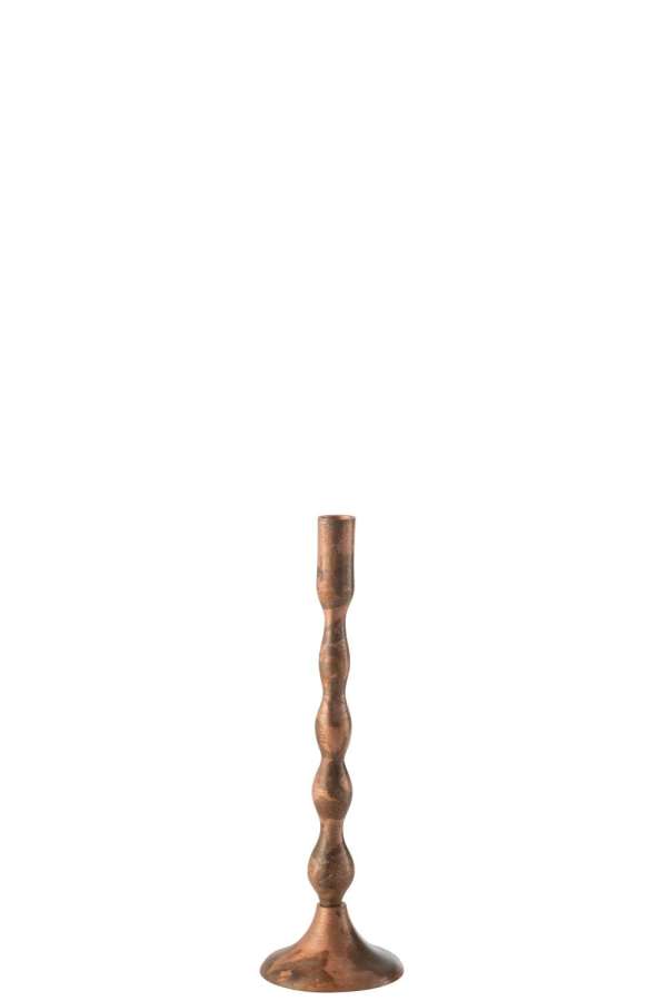 CANDLE HOLDER SHA METAL COPPER MEDIUM