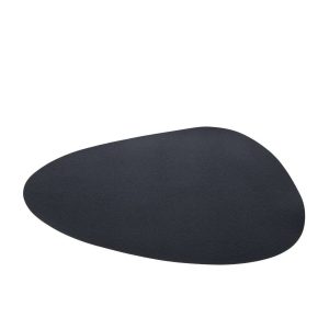 PLACEMAT STONE PVC BLACK