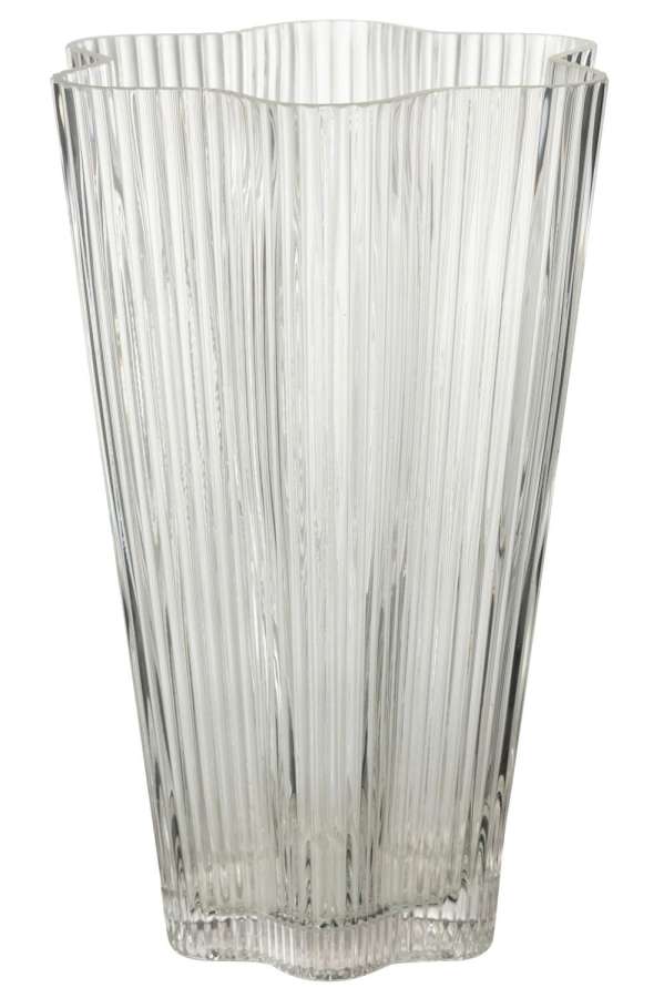 VASE CLARA GLASS TRANSPARENT LARGE